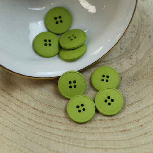 Echter Hanfknopf "Kiwi" 18 mm