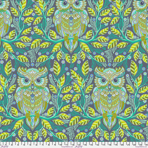Tula Pink: Full Moon Forest II "Hootie Patootie - Starlight"