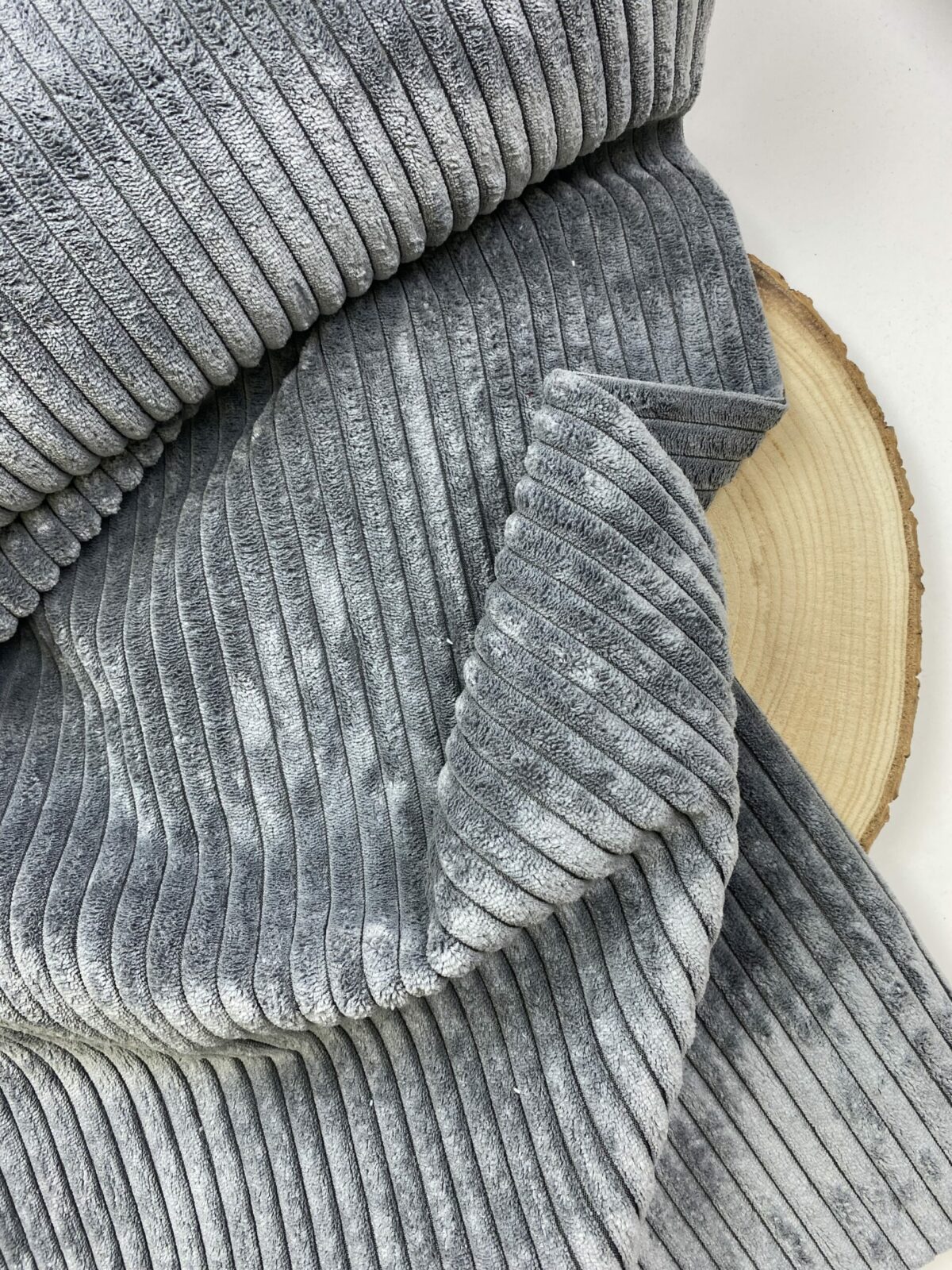 Swafing Cord-Samt Breitcord "Wanja" Silbergrau