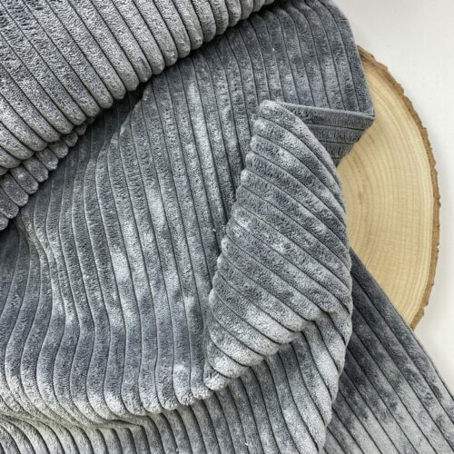Swafing Cord-Samt Breitcord "Wanja" Silbergrau