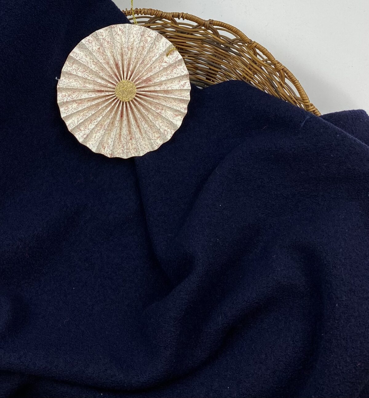 Italienischer Deadstock: Merino Walk "Navy"