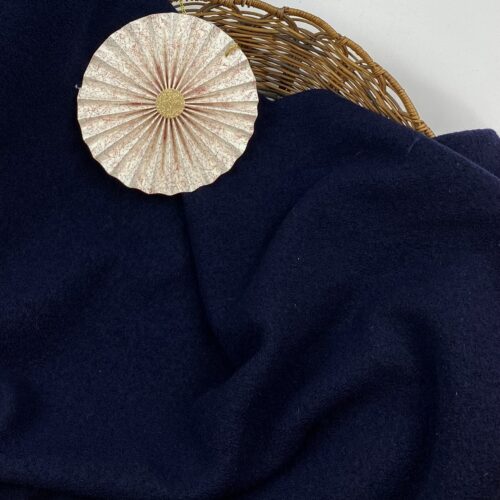 Italienischer Deadstock: Merino Walk "Navy"