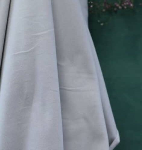 Soft Sweat: Uni Hellgrau Bio-zertifiziert ***Reststück 0,95m***