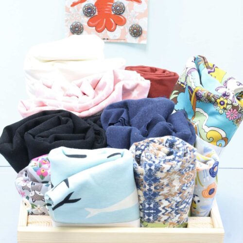 Großes Stoffpaket: ca. 9m Stoff "Jersey"