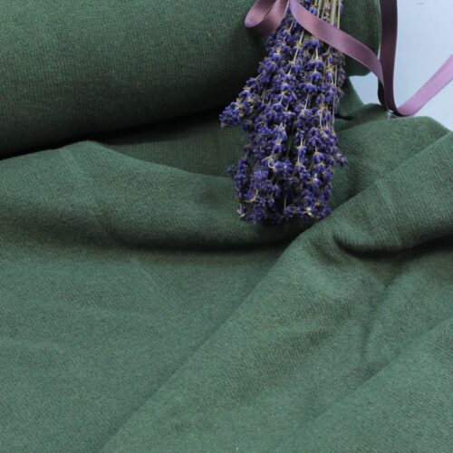 Swafing: Baumwollstrickstoff "Bono" Made in Italy Khaki