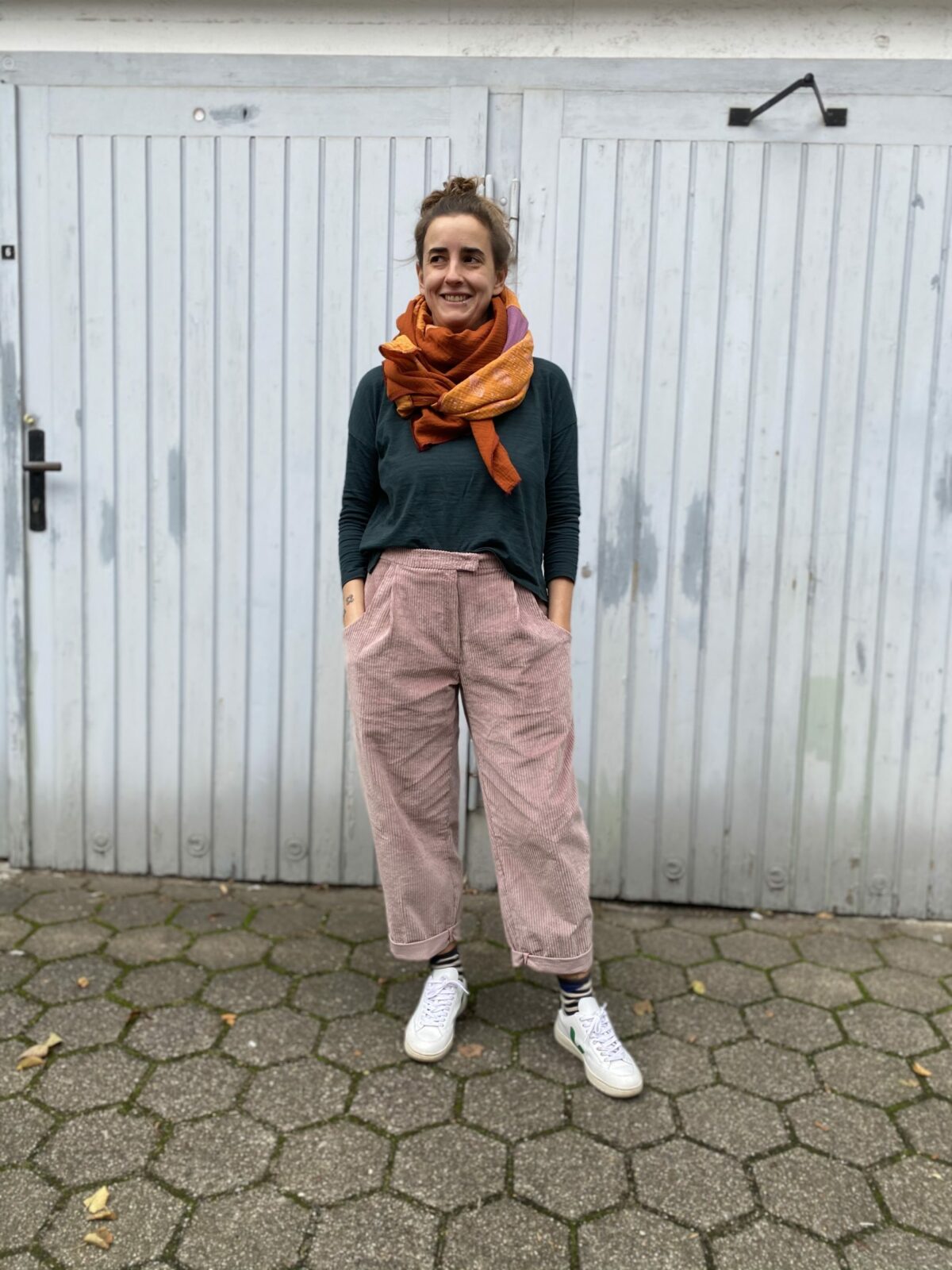 Nähset: "Hose Erna" Gabardine Light "Divine Parma" – Bild 4