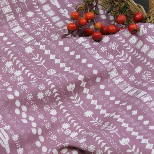 Ruby Star Society: Alexia Abegg "Heirloom" Garden Rows Lilac ***RESTSTÜCK 120cm***