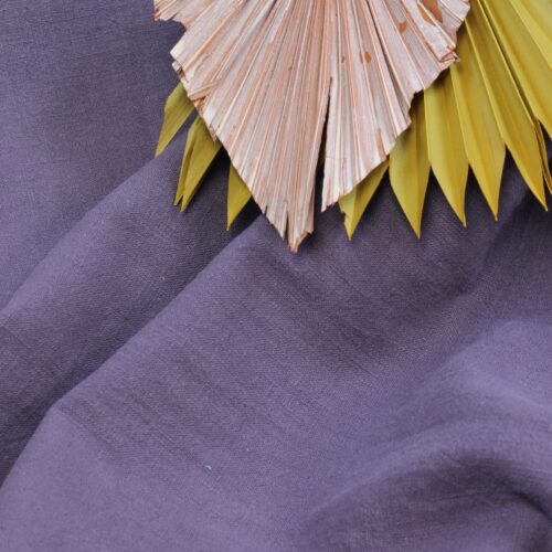 Stonewashed Leinen: Mauve