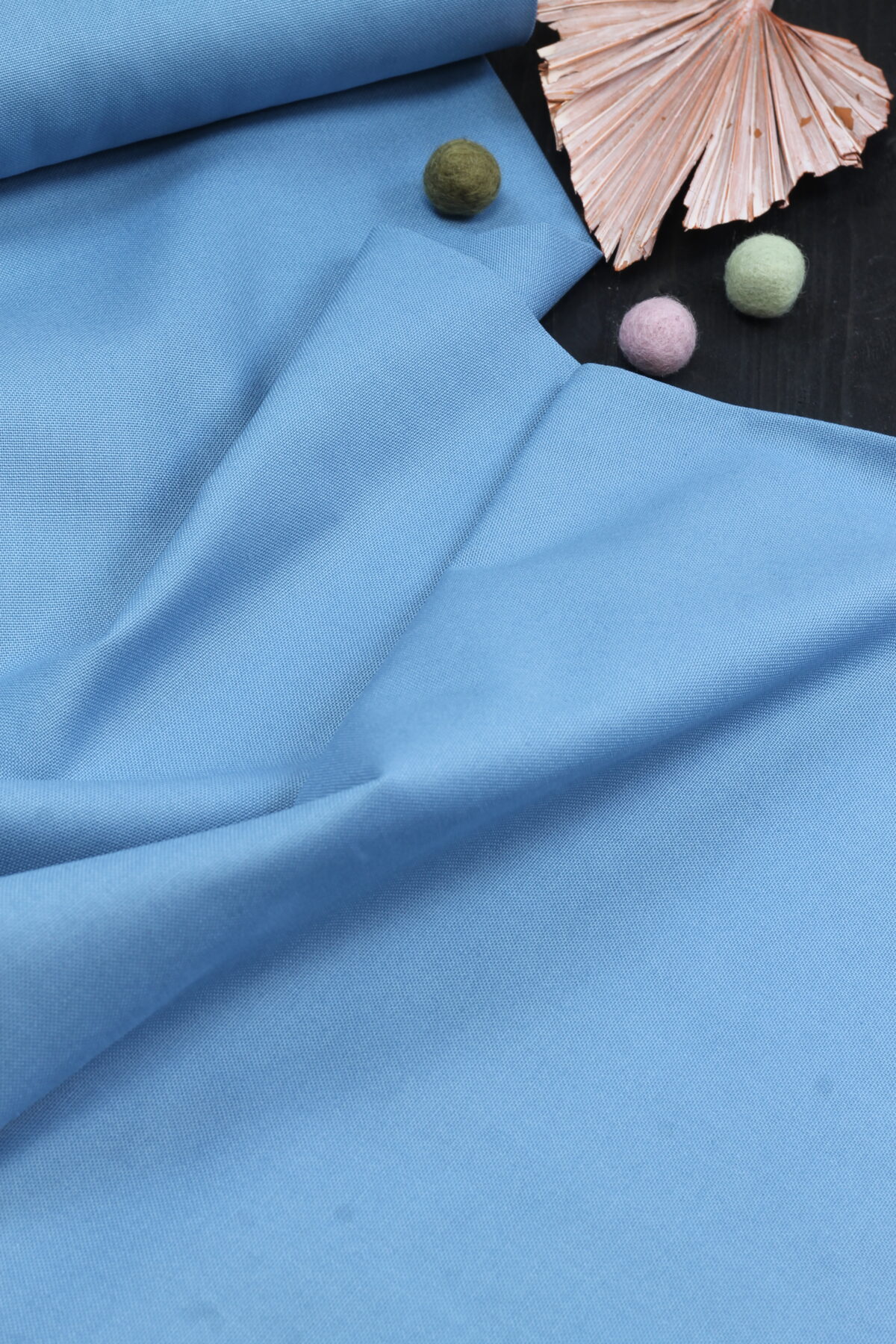Canvas Uni Bleu