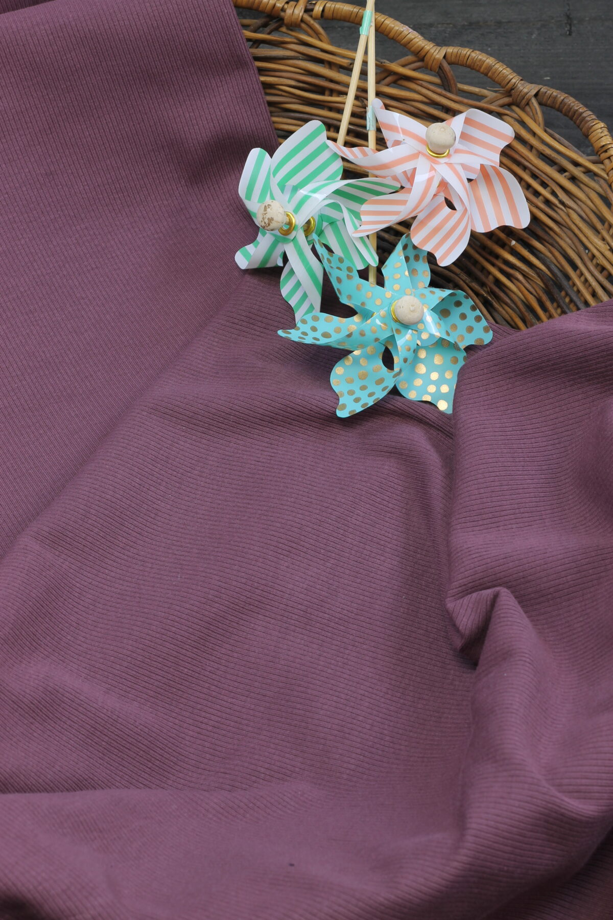 Rippjersey "Aubergine"