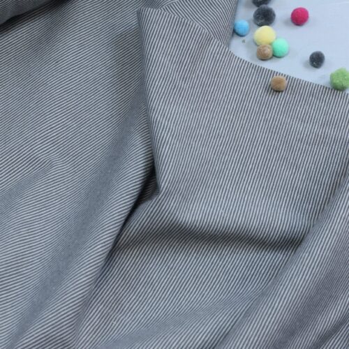 Swafing: Jersey "Bella" Mini Ringel Grau