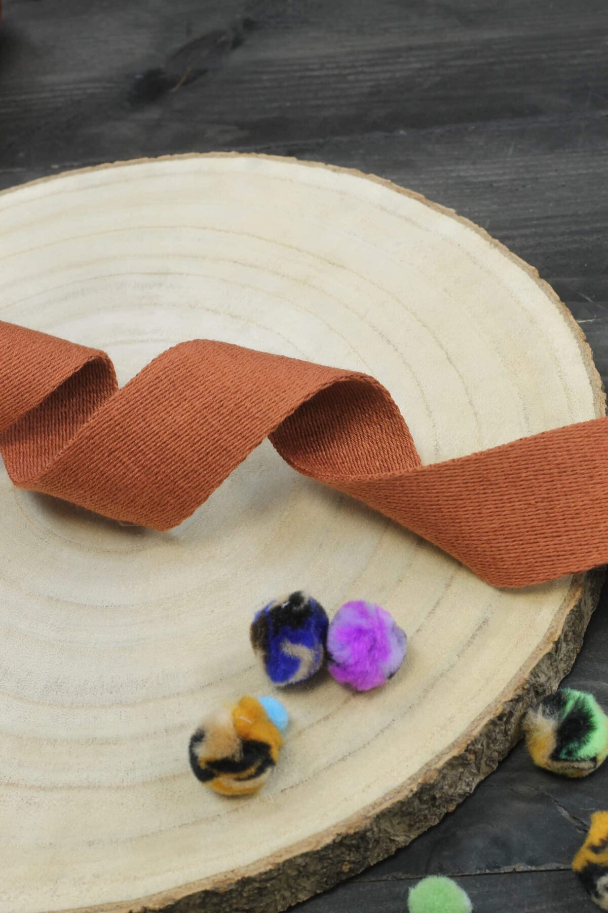 Baumwollgurtband 4cm breit: Zimt
