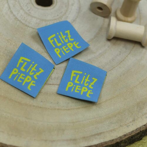 Etiketten 3er SET: FLITZPIEPE