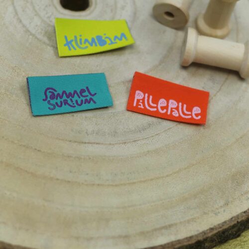 Etiketten 3er SET: KLIMBIM-PILLEPALLE-SAMMELSURIUM
