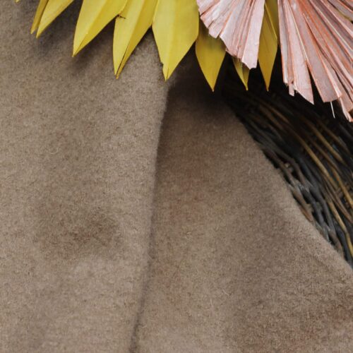 Walkstoff: Uni Taupe Melange