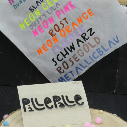 Plott "Pillepalle" in 11 verschiedenen Farben