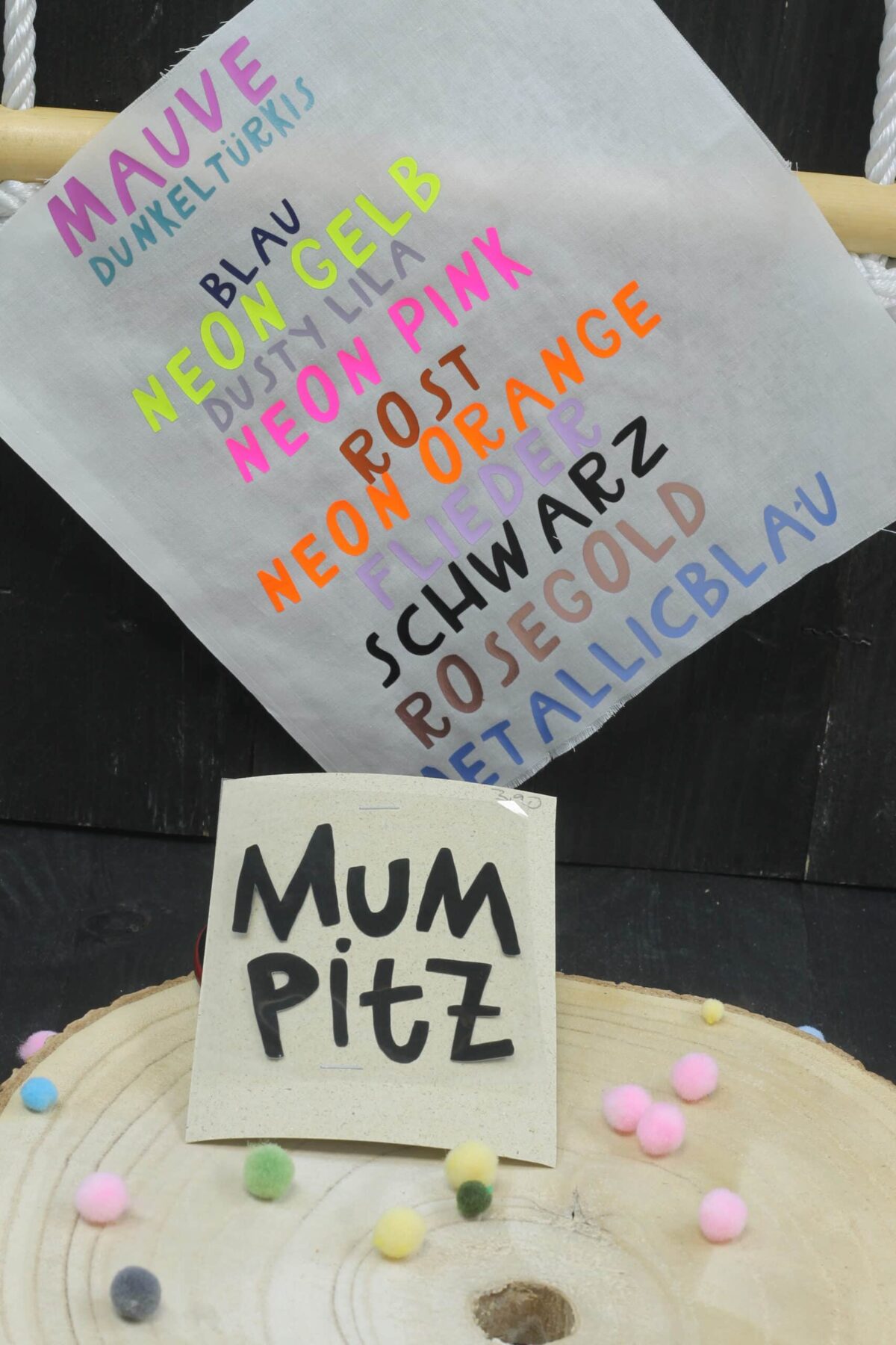 Plott "Mumpitz" in 11 verschiedenen Farben