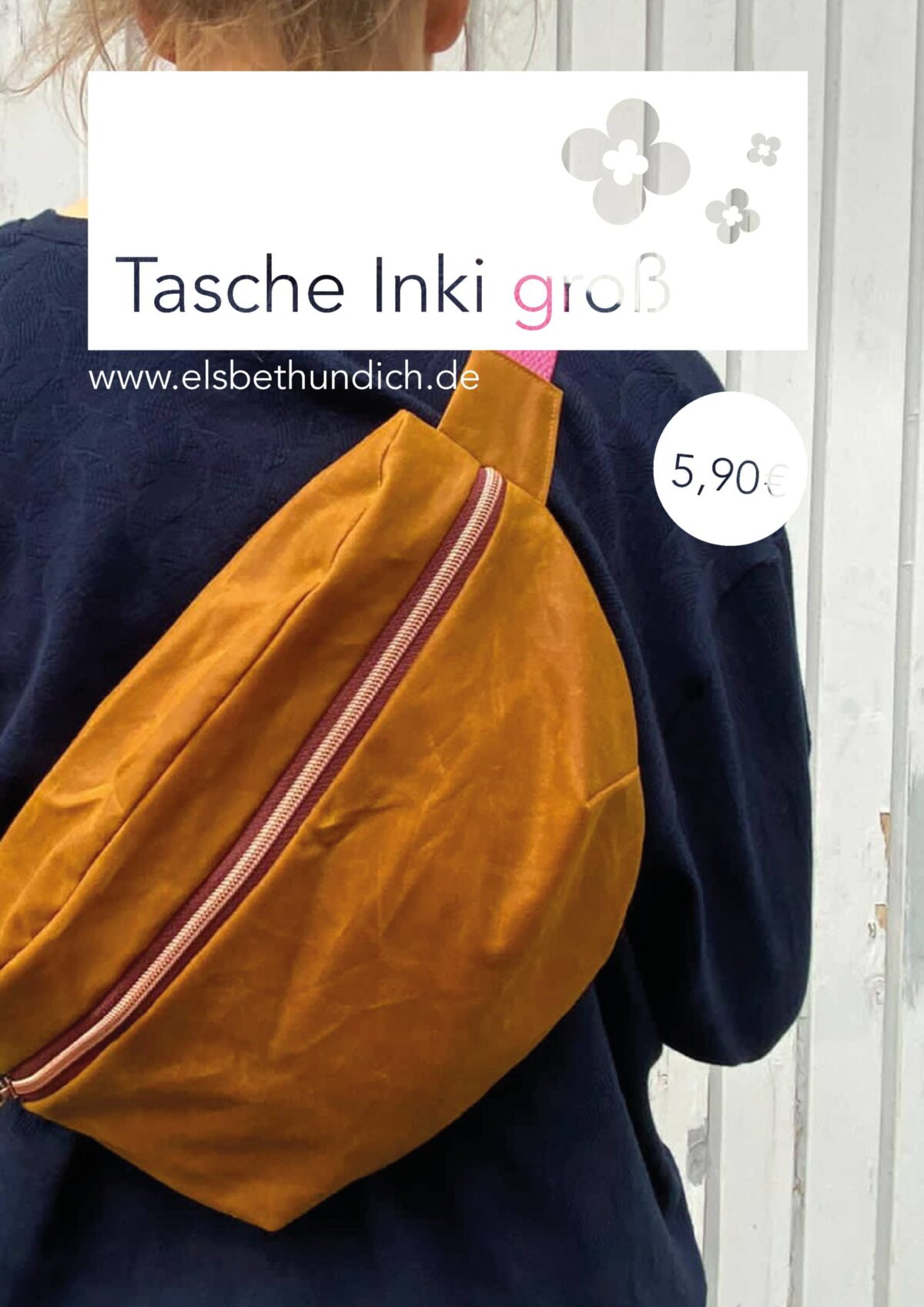 Schnittmuster: Gürteltasche "Inki groß"