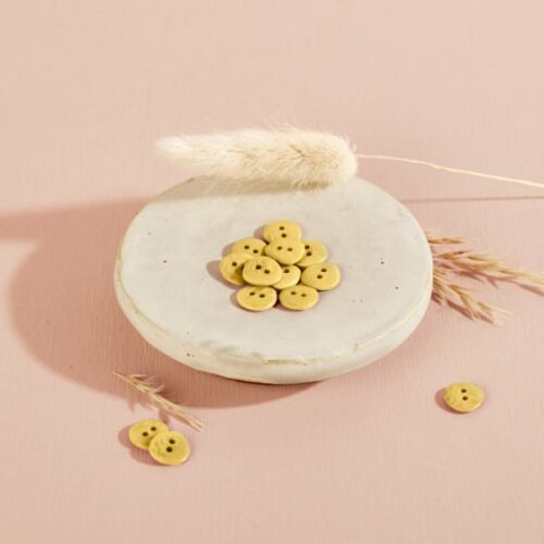 Atelier Brunette: Knopf "Jaipur Lemon" 12mm