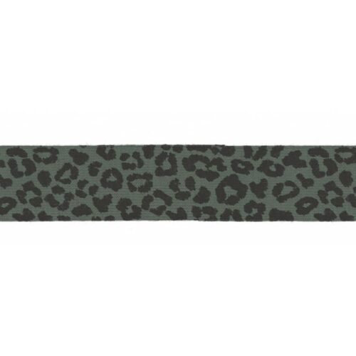 Jersey-Schrägband Leo Khaki