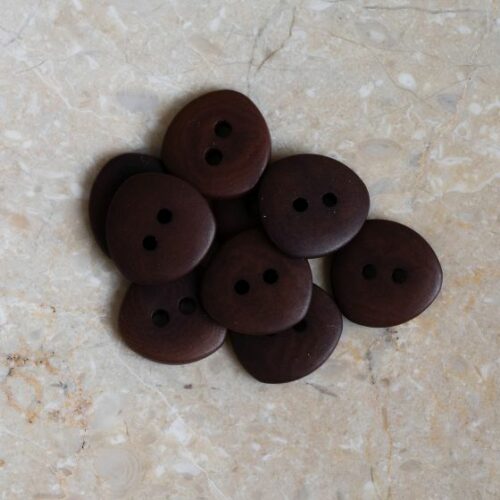 Atelier Brunette: Knopf "Jaipur Rust/Crispy Brownie" 12mm