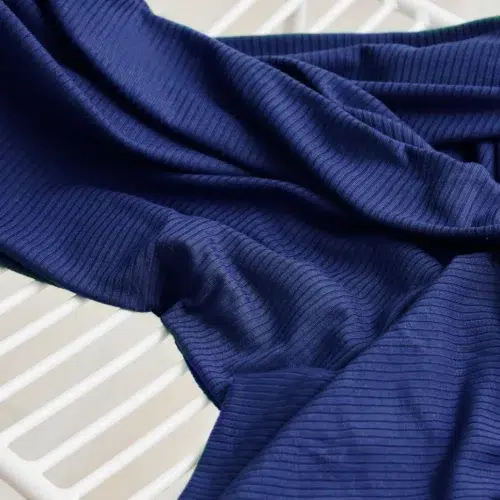 Meet Milk: Derby Ribbed Jersey "Lapis"