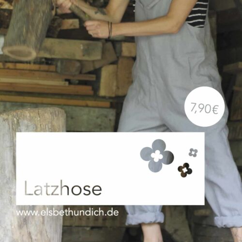 Ebook: Schnittmuster "Latzhose Oversized"