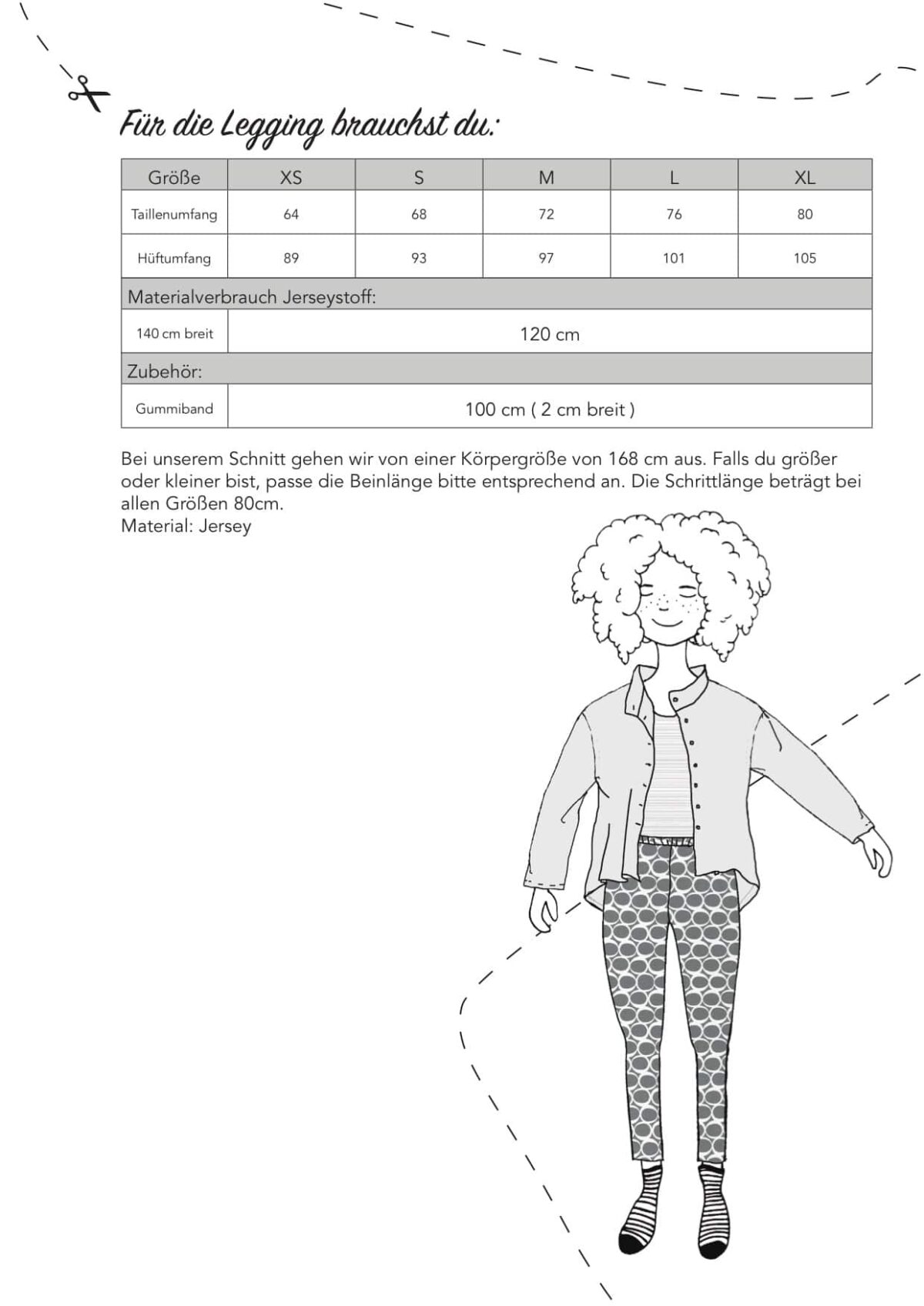 Schnittmuster: Legging – Bild 2