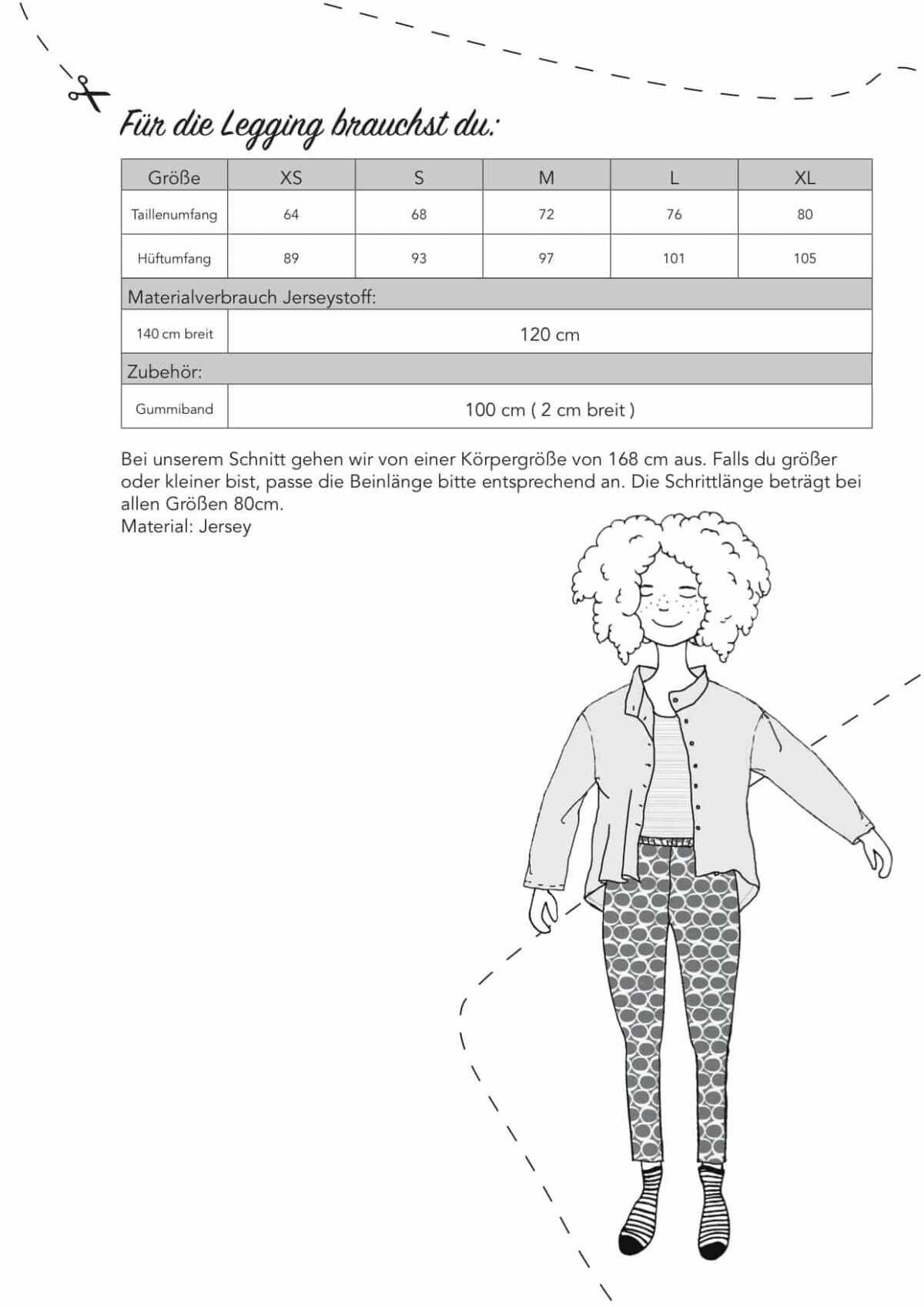 Schnittmuster: Legging – Bild 2
