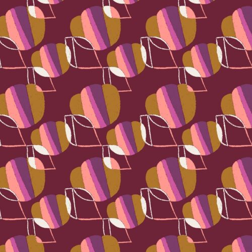 Cotton and Steel: Dream Ensemble Sunrise Calling - Pink Dream Fabric