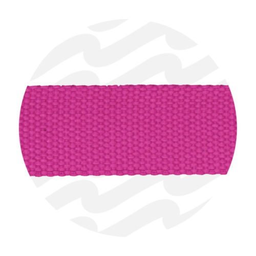 Baumwollgurtband 2,5cm breit: Magenta