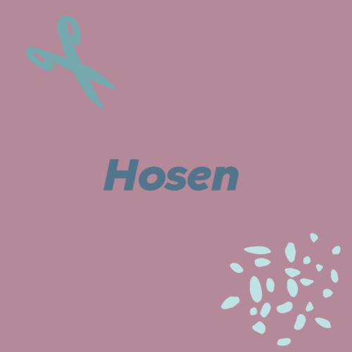 Papierschnitte Hosen