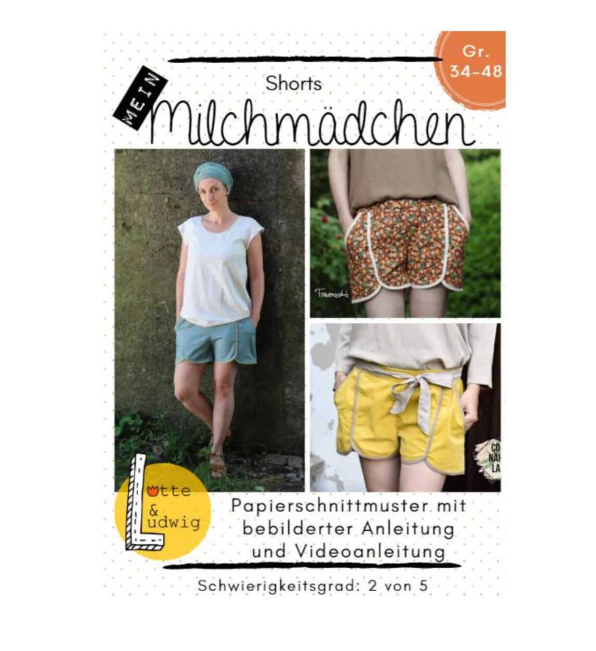 Schnittmuster: Lotte und Ludwig "Mein Milchmädchen"