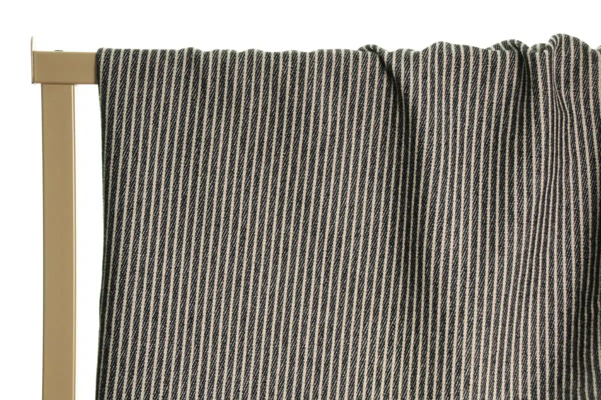 Atelier Jupe: "Navy striped cotton Jeans"