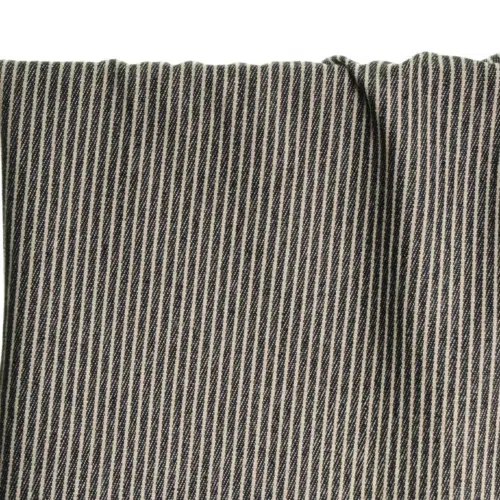 Atelier Jupe: "Navy striped cotton Jeans"