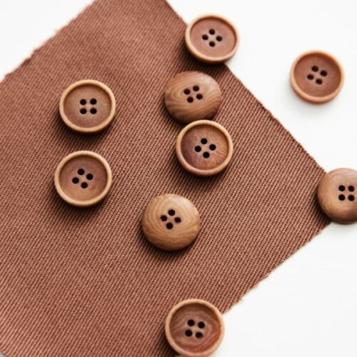Mind the Maker: Blaze Corozo Button Old Rose 15 mm