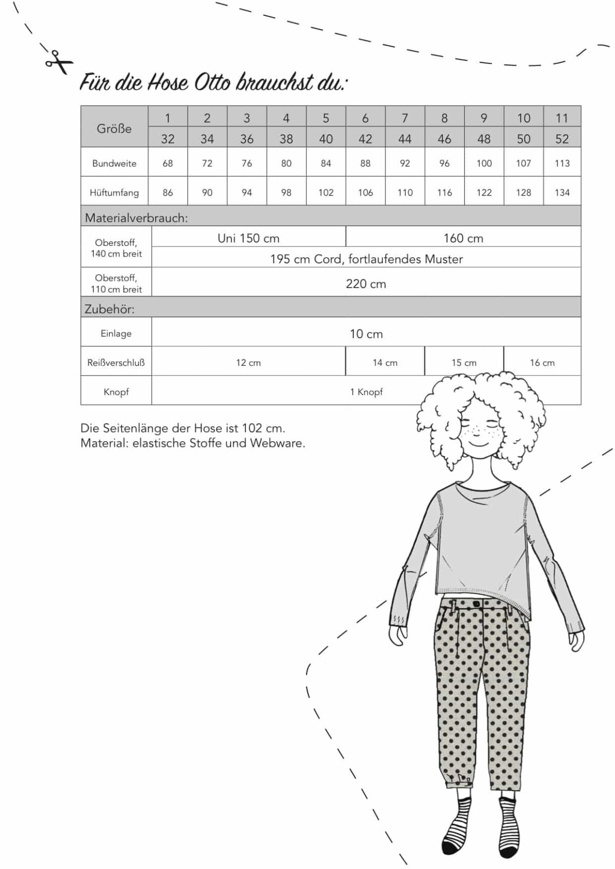 Schnittmuster: Hose "Otto" – Bild 8