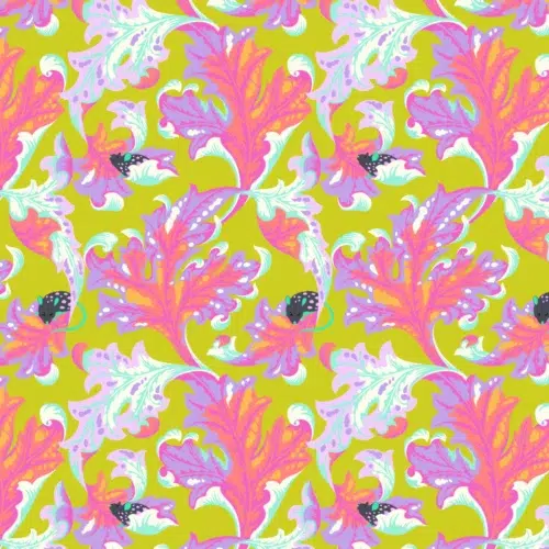 Tula Pink: Tabby Road Deja Vue "Electroberry Eek"