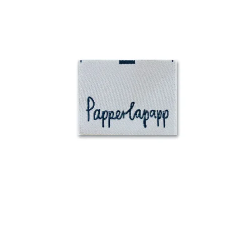 Halfbird: Etikett "Papperlapapp" | 3er Set gewebt