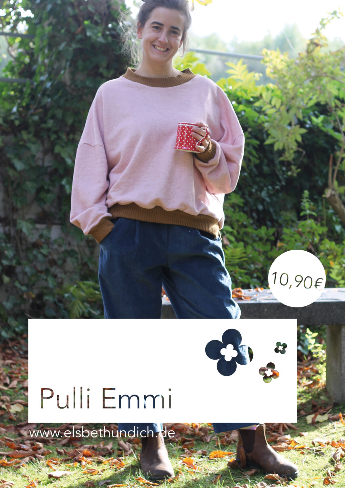 Papierschnittmuster: Oversized Pulli "Emmi"