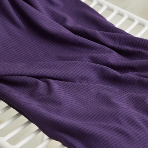 Meet Milk: Derby Ribbed Jersey "Purple Night"