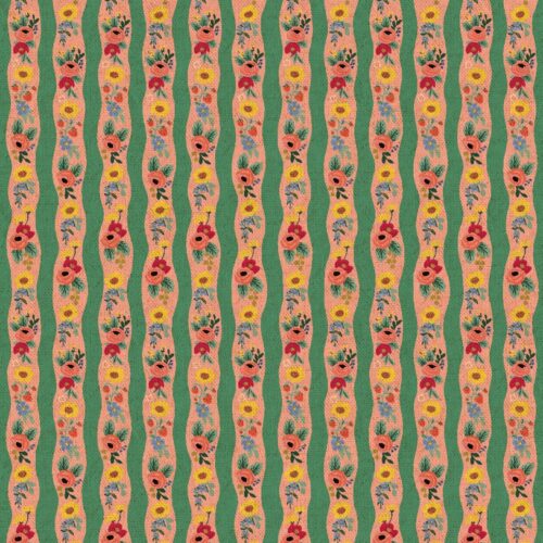 Cotton and Steel: "Orchard" Rifle Paper Canvas Climbing Roses