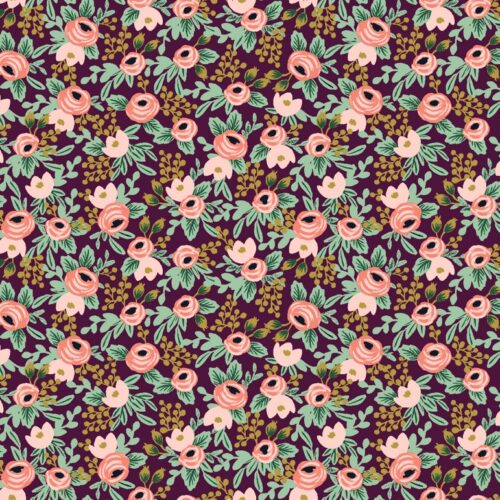 Cotton and Steel: "Primavera" Rifle Paper Rosa in Current