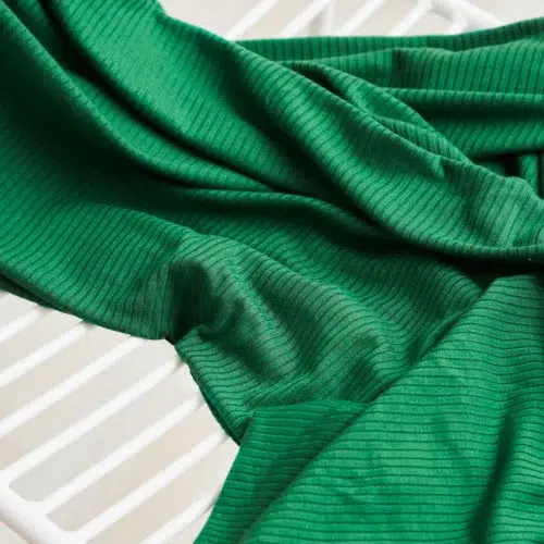 Meet Milk: Derby Ribbed Jersey "Rainforest Green"
