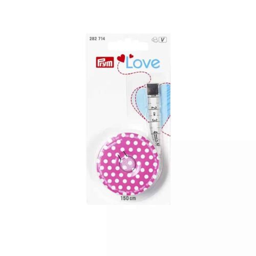 Prym Love: Rollmaßband pink, 150 cm