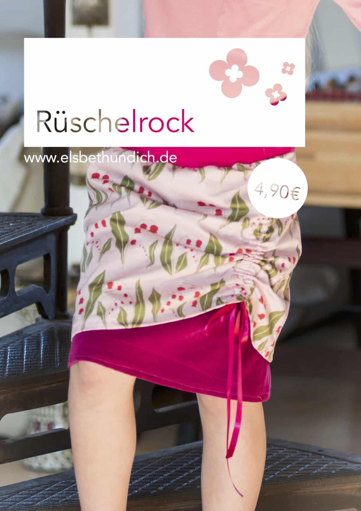 Schnittmuster: Rüschelrock Kinder
