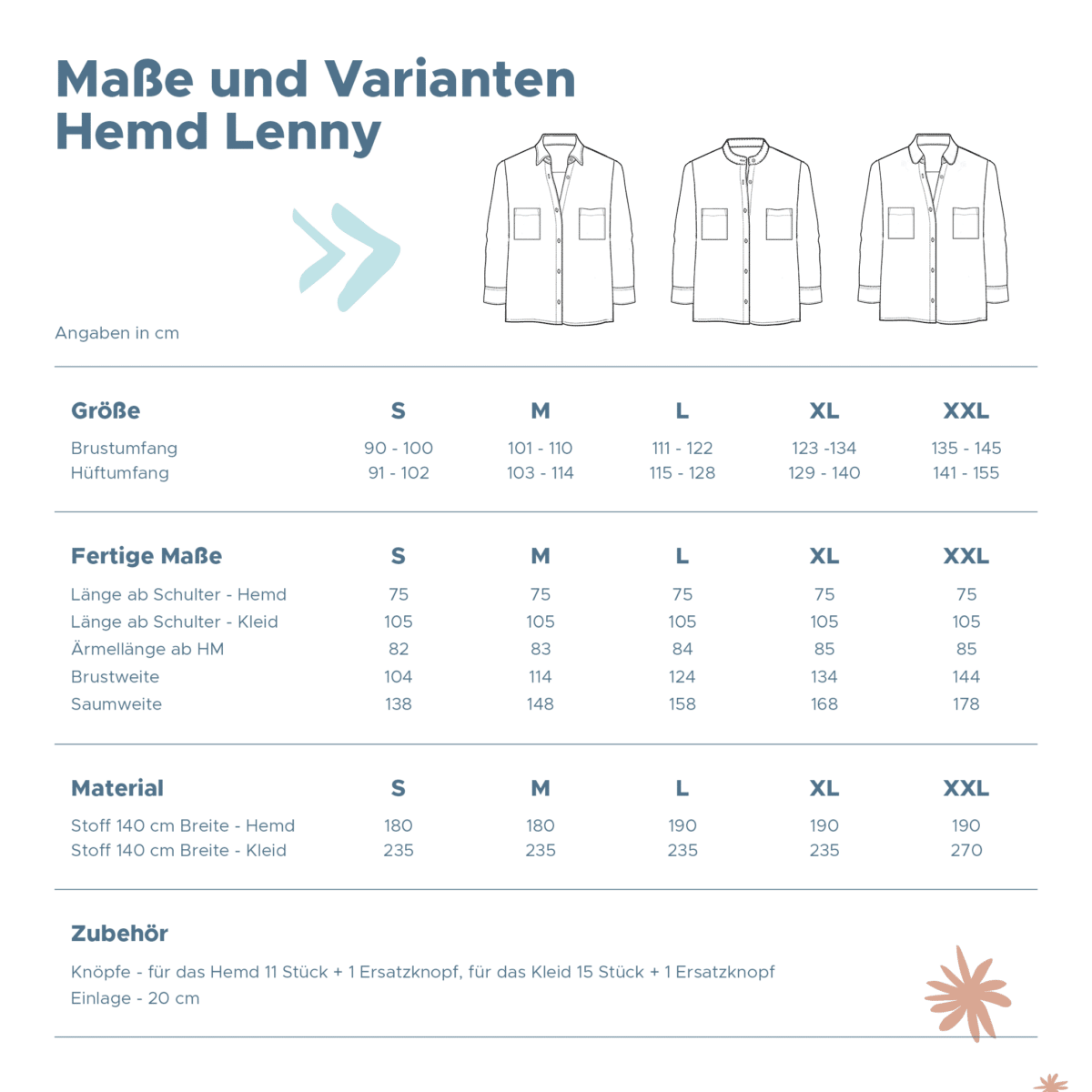 Papierschnittmuster: "Hemd Lenny" – Bild 2
