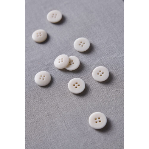 Meet Milk: Plain Corozo Button Shell 11 mm