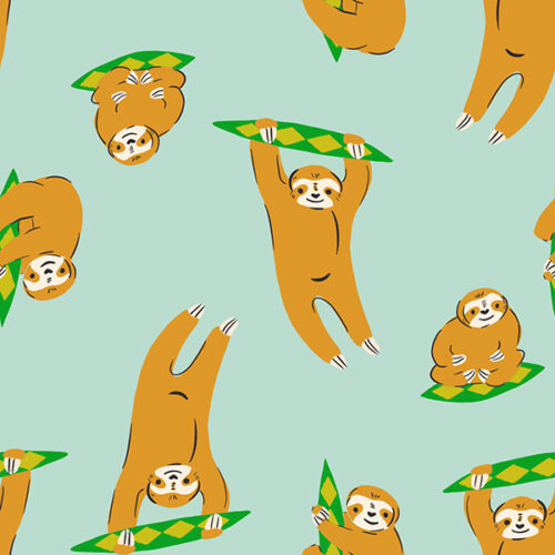 Ruby Star Society: "Animal Animal" Sloth in Minty