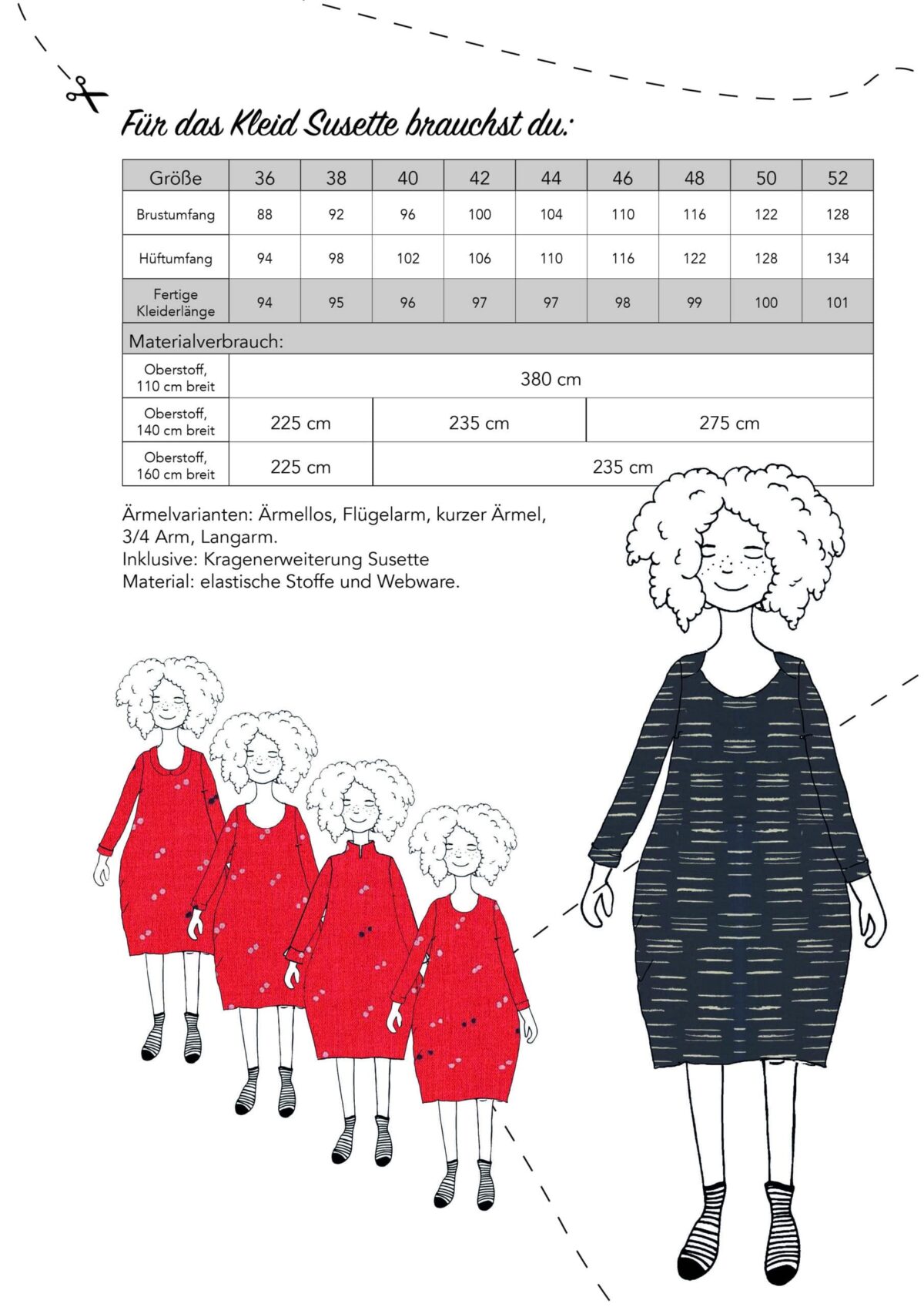 Ebook: Schnittmuster "Kleid Susette" – Bild 2